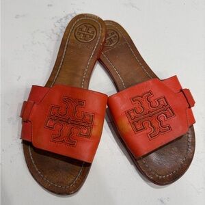 Tory Burch Vibrant Orange Sandals